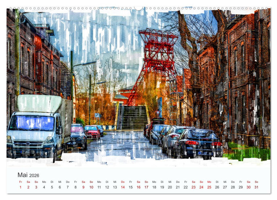 Ruhrpott Art (CALVENDO Premium Wandkalender 2026)