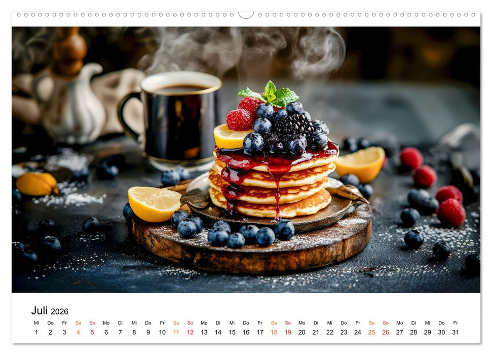 Fastfood - schnell, sündig, lecker (CALVENDO Premium Wandkalender 2026)
