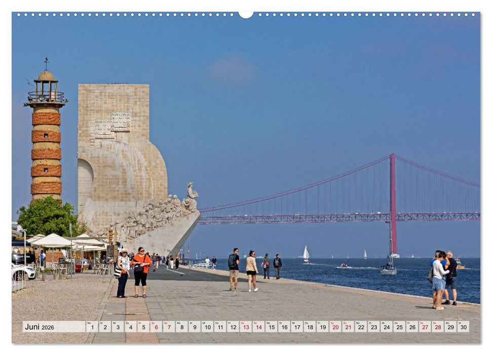 Portugal - Porto, Coimbra, Lissabon (CALVENDO Wandkalender 2026)