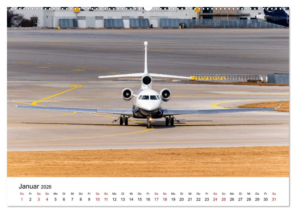 Die Welt der Privatjets (CALVENDO Premium Wandkalender 2026)