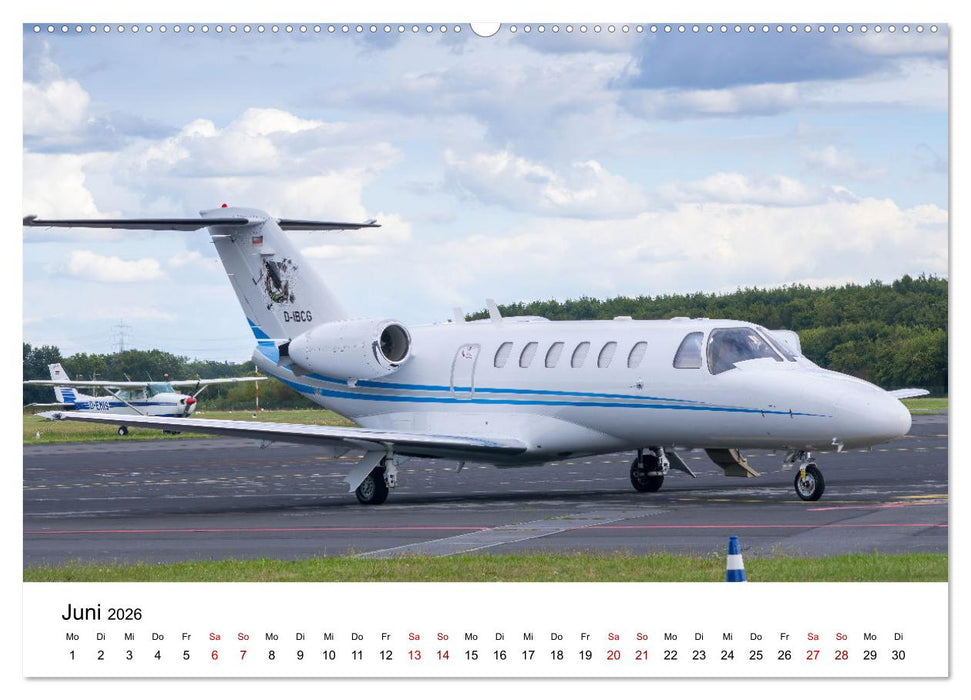 Die Welt der Privatjets (CALVENDO Premium Wandkalender 2026)