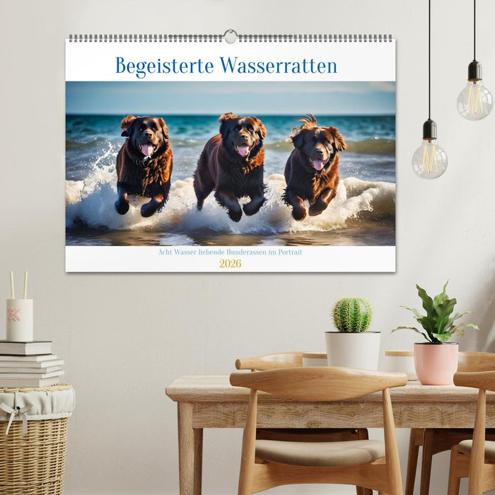 Begeisterte Wasserratten (CALVENDO Wandkalender 2026)