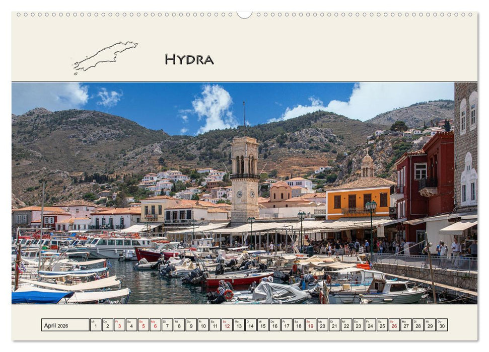 Reise durch die Griechische Inselwelt (CALVENDO Premium Wandkalender 2026)
