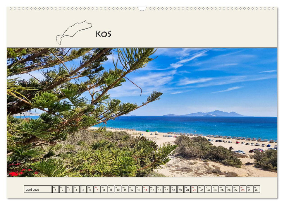 Reise durch die Griechische Inselwelt (CALVENDO Premium Wandkalender 2026)