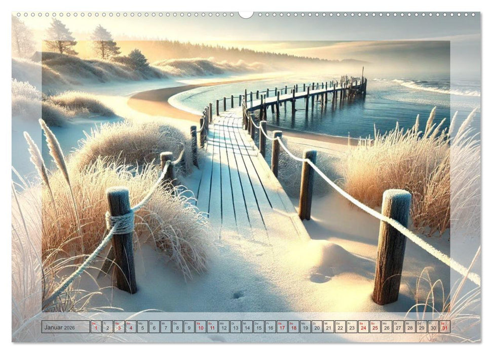 Pfade ans Meer (CALVENDO Premium Wandkalender 2026)