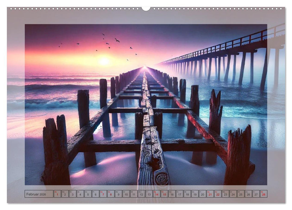 Pfade ans Meer (CALVENDO Premium Wandkalender 2026)