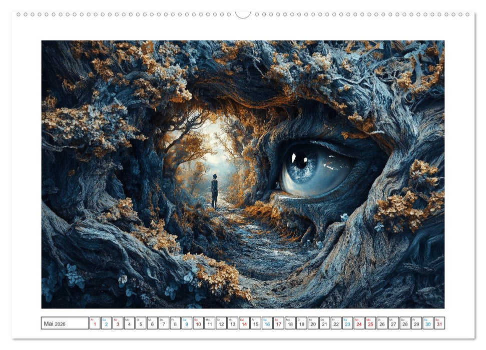 Verborgene Dimensionen (CALVENDO Premium Wandkalender 2026)