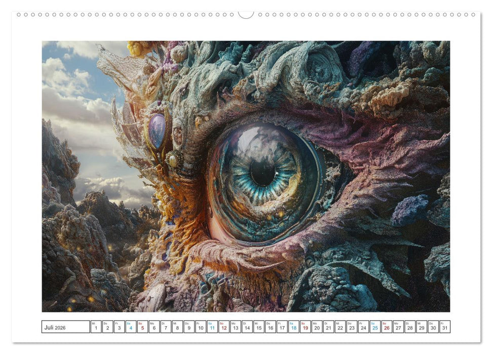 Verborgene Dimensionen (CALVENDO Premium Wandkalender 2026)