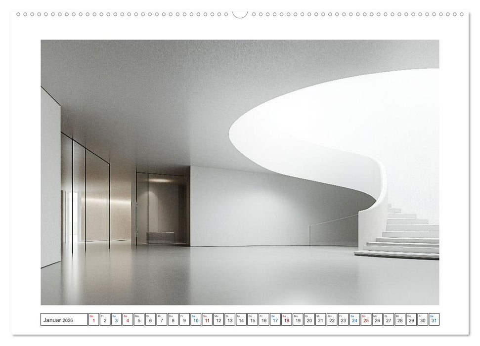 Reduktion auf das Wesentliche (CALVENDO Premium Wandkalender 2026)