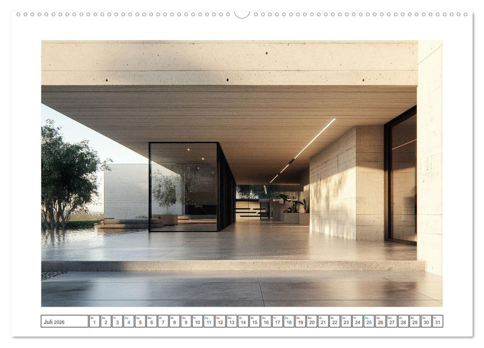 Reduktion auf das Wesentliche (CALVENDO Premium Wandkalender 2026)