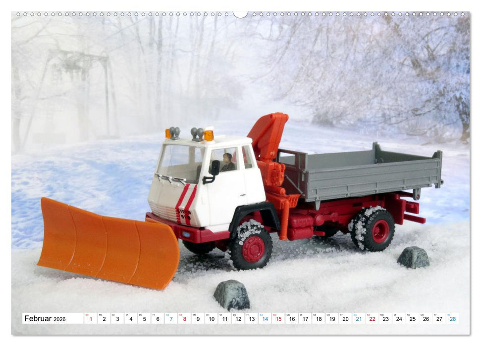 Austria auf kleinen Rädern (CALVENDO Wandkalender 2026)