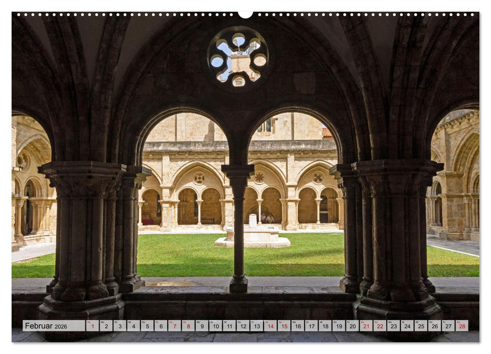 Portugal - Porto, Coimbra, Lissabon (CALVENDO Premium Wandkalender 2026)