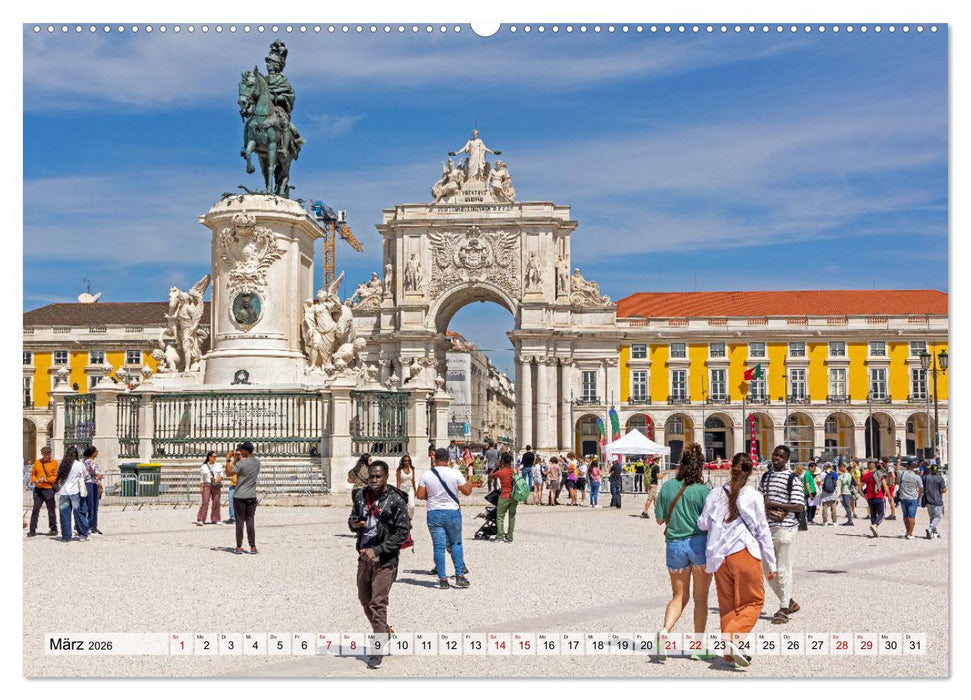 Portugal - Porto, Coimbra, Lissabon (CALVENDO Premium Wandkalender 2026)
