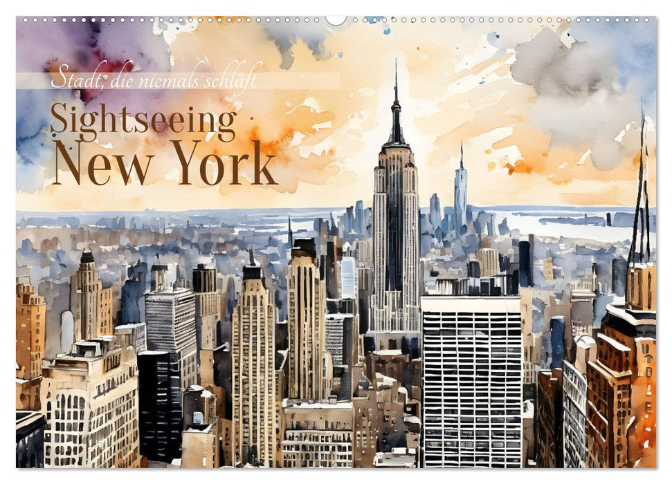 Sightseeing New York (CALVENDO Wandkalender 2026)