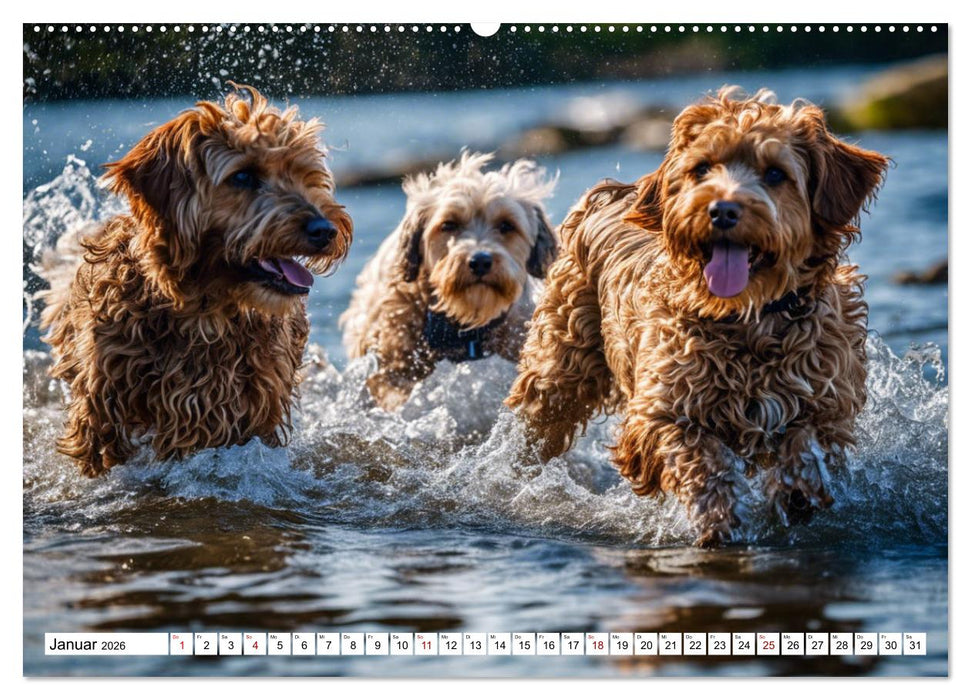 Begeisterte Wasserratten (CALVENDO Premium Wandkalender 2026)