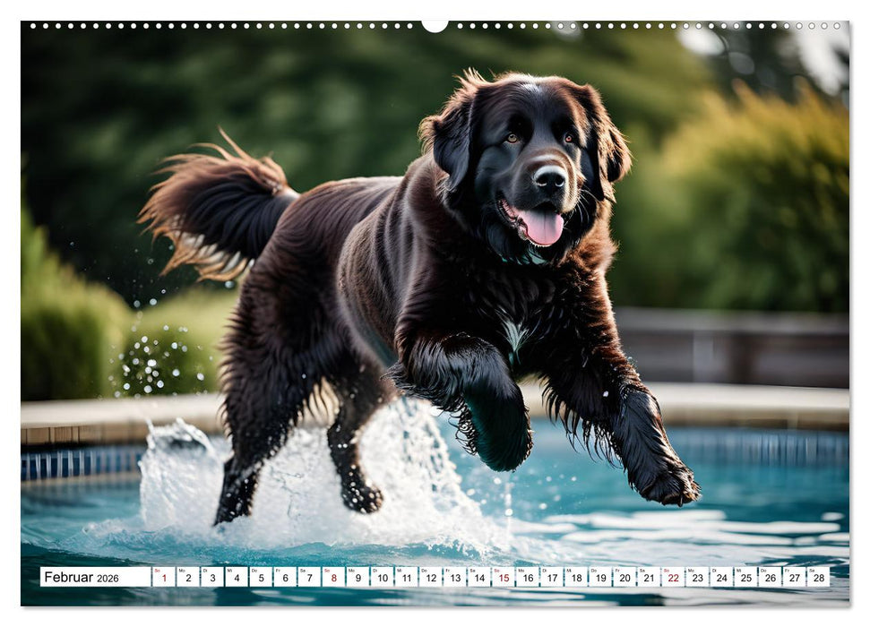 Begeisterte Wasserratten (CALVENDO Premium Wandkalender 2026)