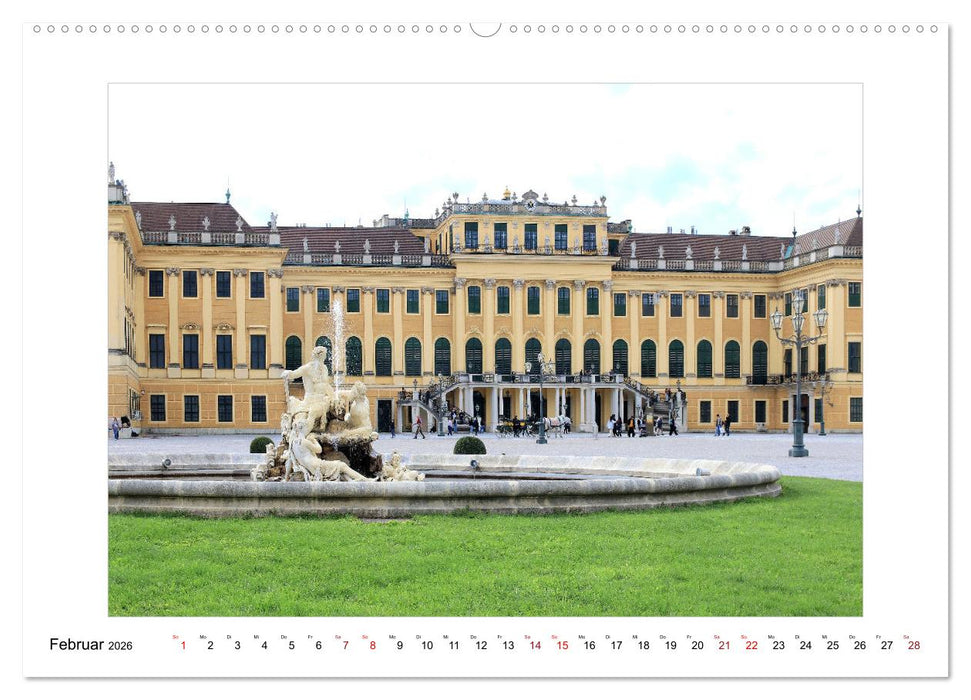Bezauberndes Wien (CALVENDO Premium Wandkalender 2026)