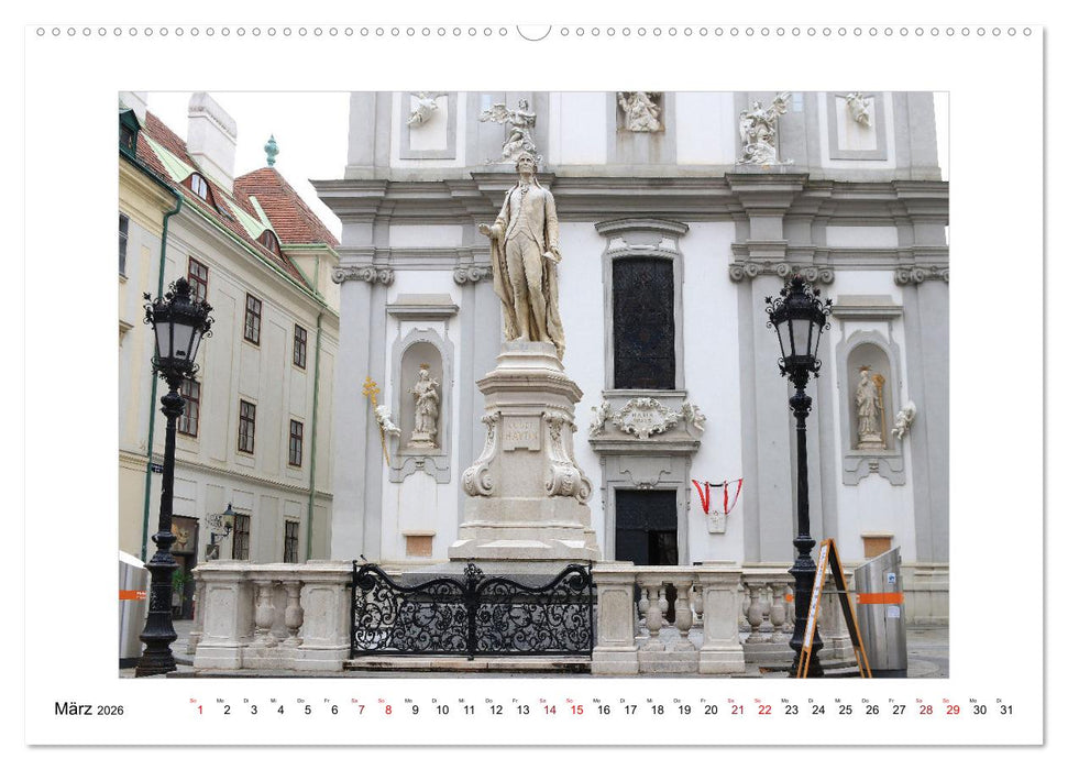 Bezauberndes Wien (CALVENDO Premium Wandkalender 2026)