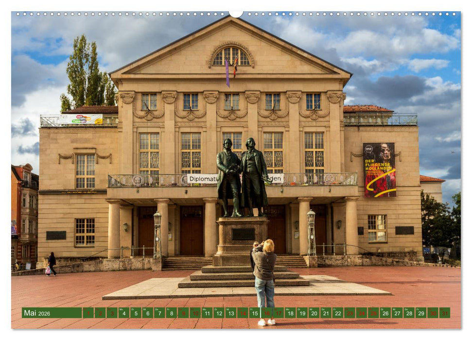 Klassikerstadt Weimar - Reise durch das schöne Thüringen (CALVENDO Wandkalender 2026)