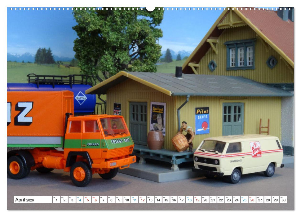 Austria auf kleinen Rädern (CALVENDO Premium Wandkalender 2026)