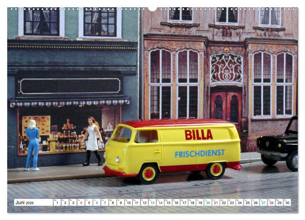 Austria auf kleinen Rädern (CALVENDO Premium Wandkalender 2026)