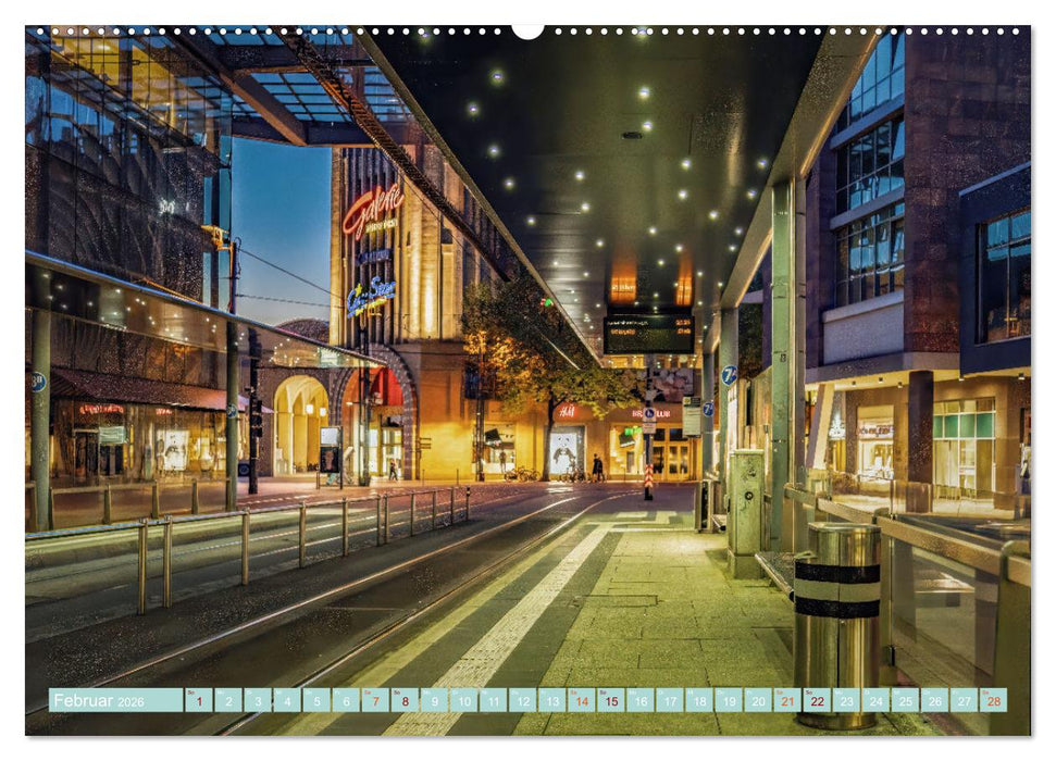 Chemnitz zur blauen Stunde (CALVENDO Premium Wandkalender 2026)