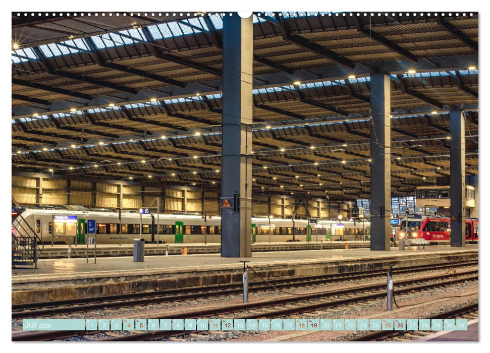 Chemnitz zur blauen Stunde (CALVENDO Premium Wandkalender 2026)