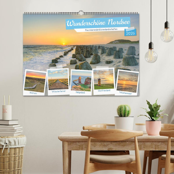 Wunderschöne Nordsee - Faszinierende Küstenlandschaften (CALVENDO Wandkalender 2026)
