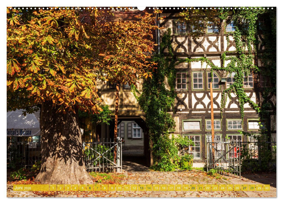 Romantisches Erfurt - Reise durch das schöne Thüringen (CALVENDO Wandkalender 2026)
