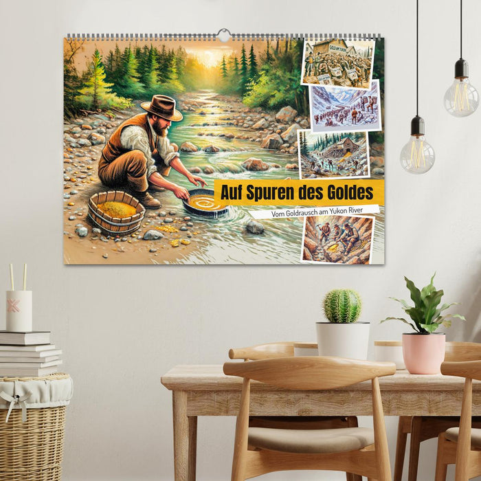 Auf den Spuren des Goldes - Vom Goldrausch am Yukon River (CALVENDO Wandkalender 2026)