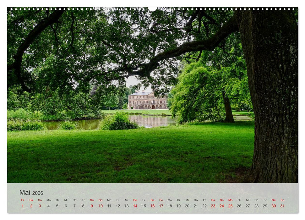Schloss Favorite – Ein Park im Wandel der Jahreszeiten (CALVENDO Premium Wandkalender 2026)