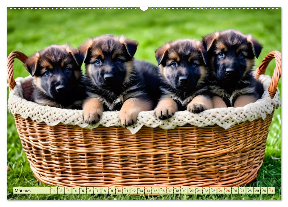 Deutscher Schäferhund - Inbegriff der Treue (CALVENDO Wandkalender 2026)