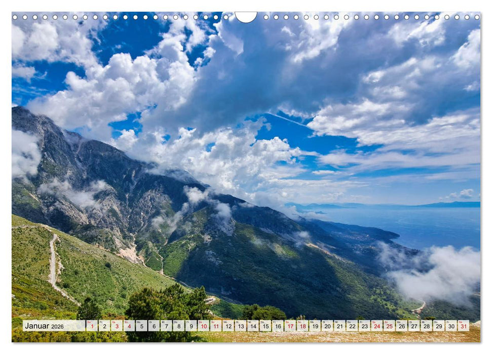 Faszinierendes Albanien (CALVENDO Wandkalender 2026)