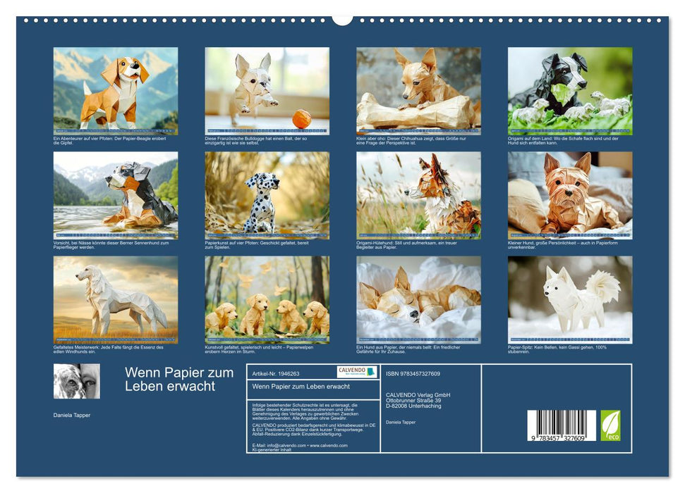 Wenn Papier zum Leben erwacht (CALVENDO Premium Wandkalender 2026)