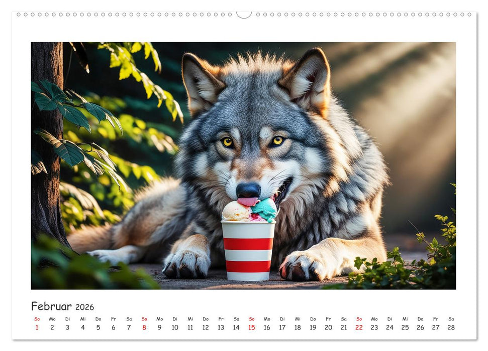 Mahlzeit... Wie wir Sie selten sehen! (CALVENDO Wandkalender 2026)