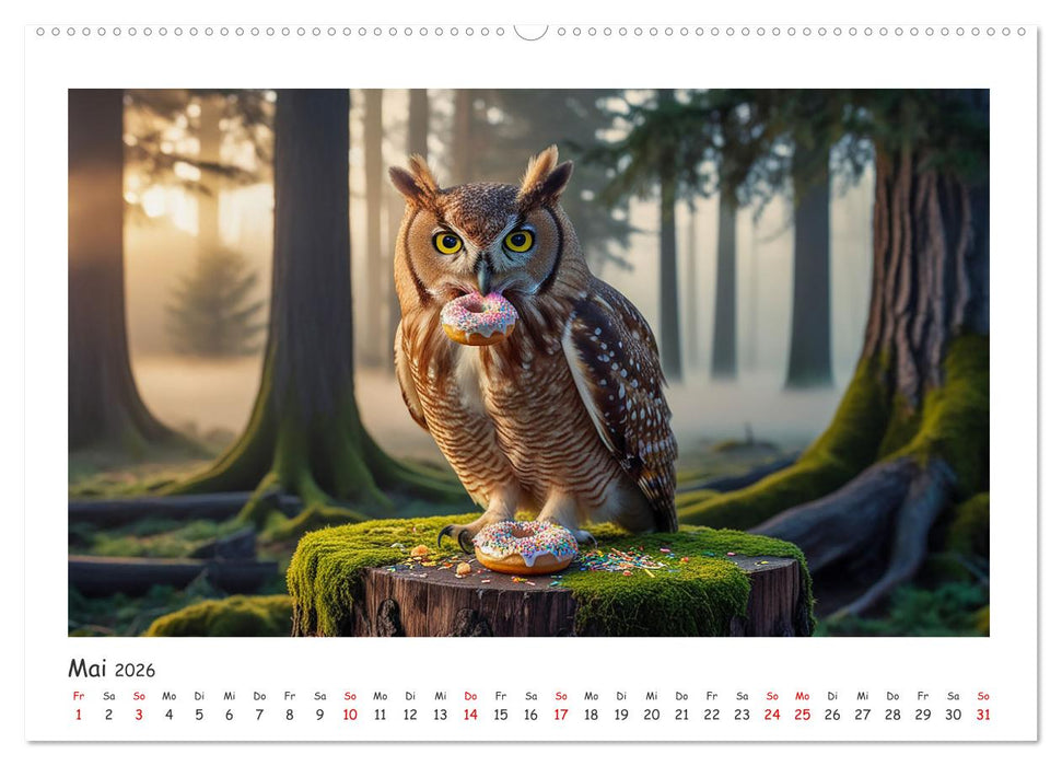 Mahlzeit... Wie wir Sie selten sehen! (CALVENDO Wandkalender 2026)