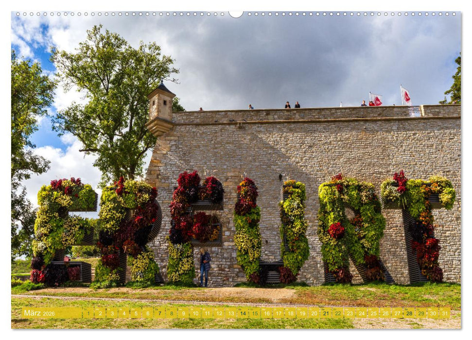 Romantisches Erfurt - Reise durch das schöne Thüringen (CALVENDO Premium Wandkalender 2026)