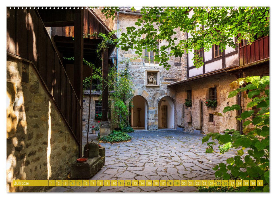 Romantisches Erfurt - Reise durch das schöne Thüringen (CALVENDO Premium Wandkalender 2026)