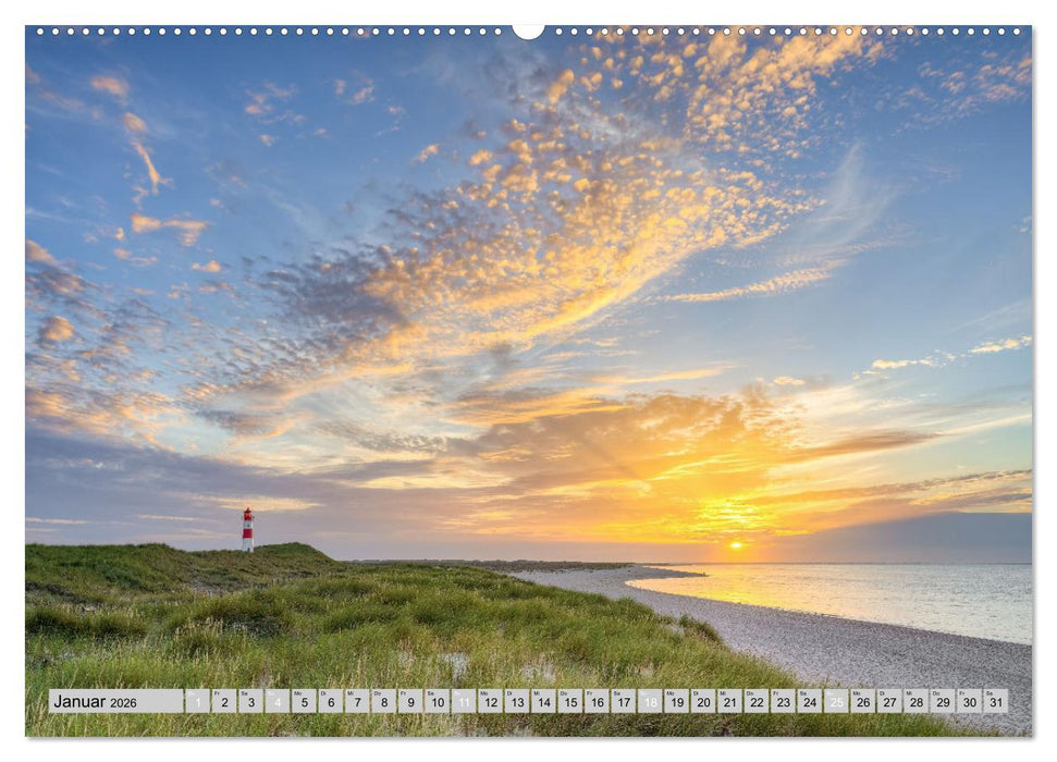 Wunderschöne Nordsee - Faszinierende Küstenlandschaften (CALVENDO Premium Wandkalender 2026)