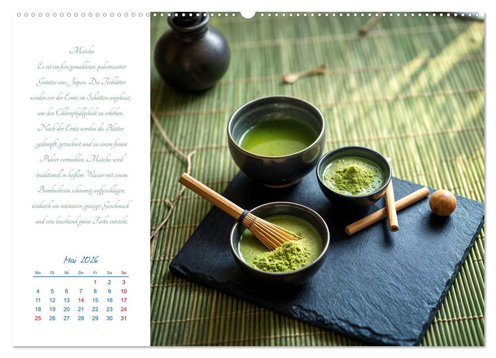Ein Jahr in Tassen - Die Welt des Tees (CALVENDO Wandkalender 2026)