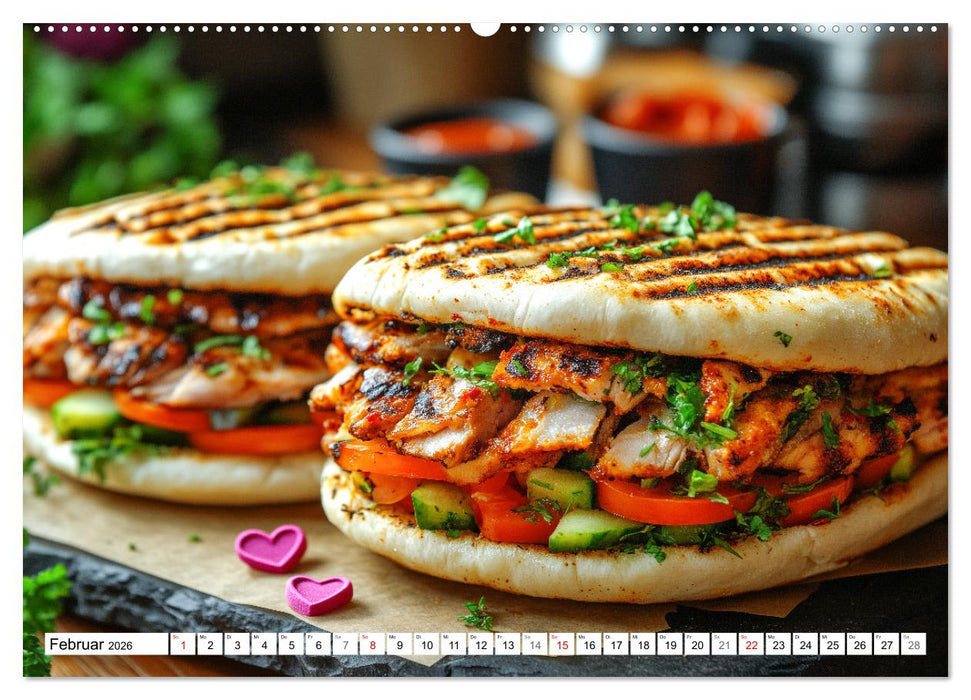 Döner macht schöner, türkischer Geschmack von deinem Dönermann (CALVENDO Wandkalender 2026)