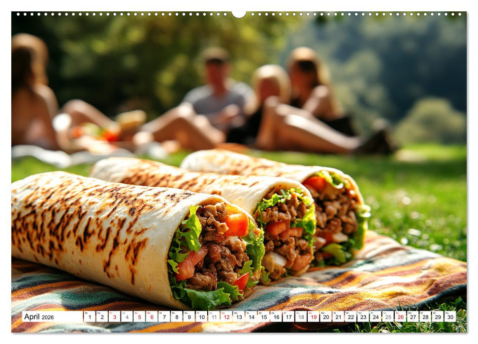 Döner macht schöner, türkischer Geschmack von deinem Dönermann (CALVENDO Wandkalender 2026)