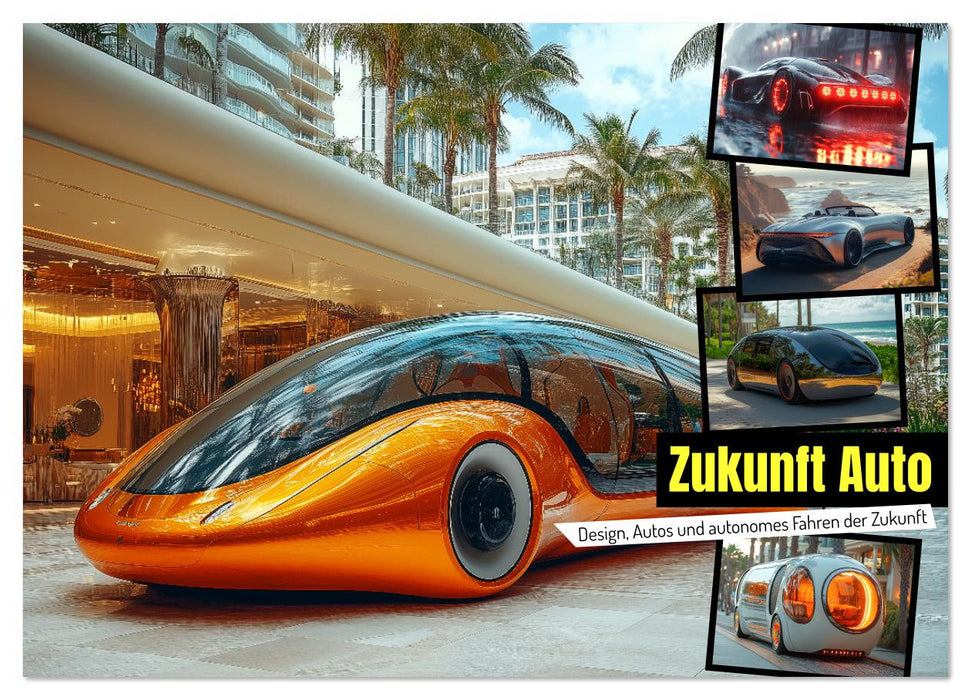 Zukunft Auto - Design, Autos und autonomes Fahren der Zukunft (CALVENDO Wandkalender 2026)