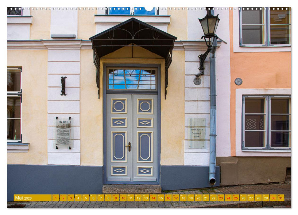 Türen-Tore-Tallinn, Stadt mit märchenhafter Atmosphäre und Charme (CALVENDO Wandkalender 2026)