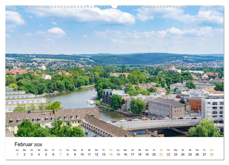 Kassel - wunderschöne Stadt in Nordhessen (CALVENDO Premium Wandkalender 2026)
