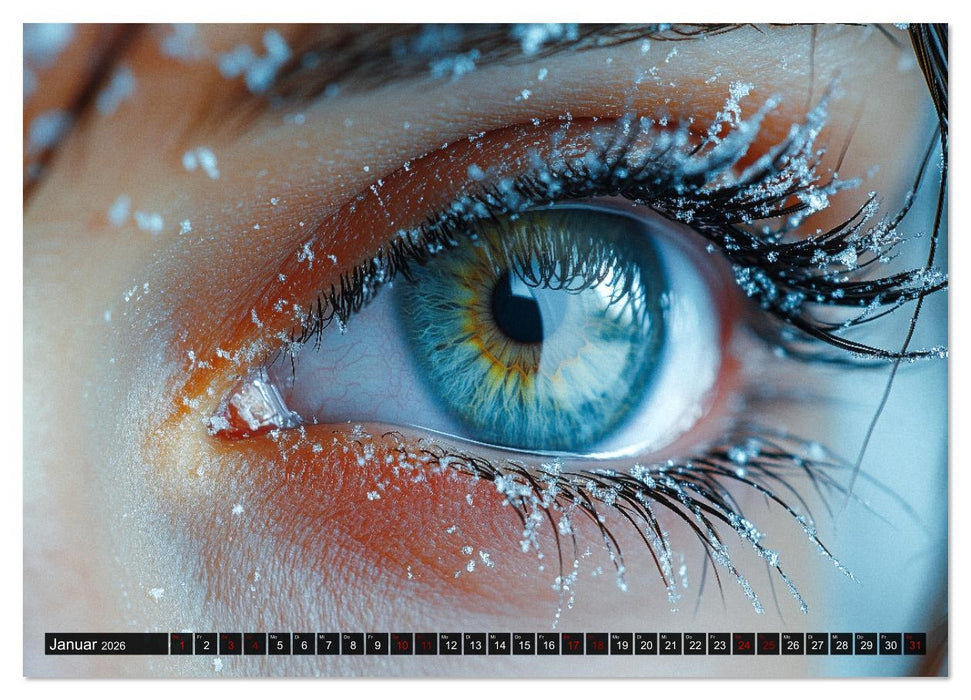 Iris Kunstkalender - Die faszinierende Welt der magischen Augen (CALVENDO Wandkalender 2026)