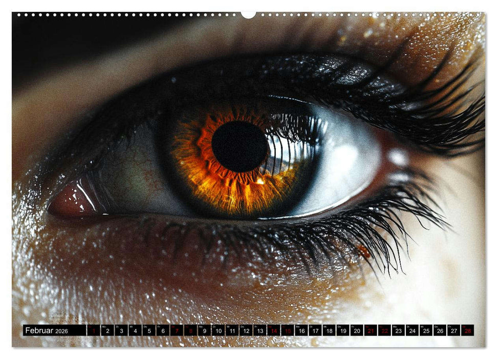 Iris Kunstkalender - Die faszinierende Welt der magischen Augen (CALVENDO Wandkalender 2026)