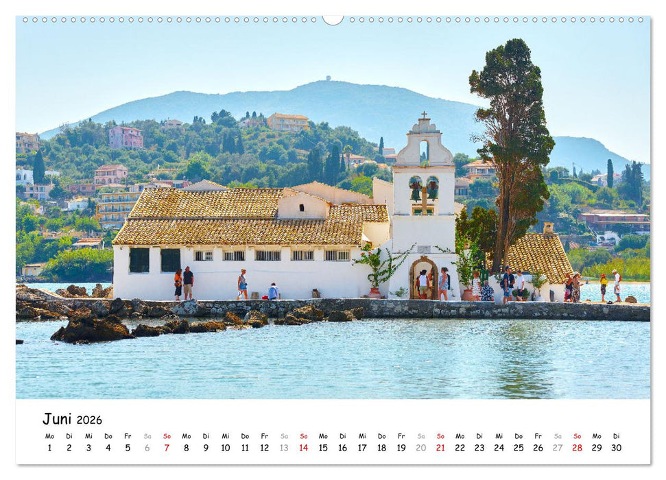 Mediterraner Zauber - Korfu in all seinen Facetten (CALVENDO Wandkalender 2026)