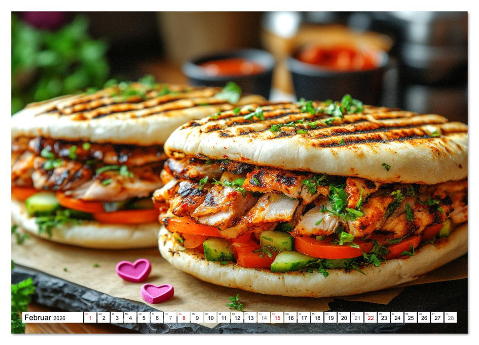 Döner macht schöner, türkischer Geschmack von deinem Dönermann (CALVENDO Premium Wandkalender 2026)