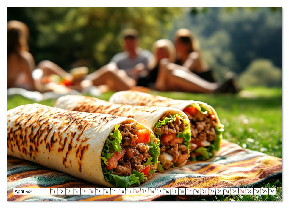 Döner macht schöner, türkischer Geschmack von deinem Dönermann (CALVENDO Premium Wandkalender 2026)